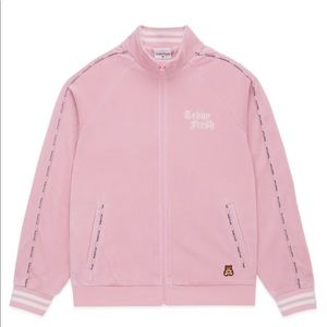 NWOT Teddy Fresh Pink Velour Jacket 3x